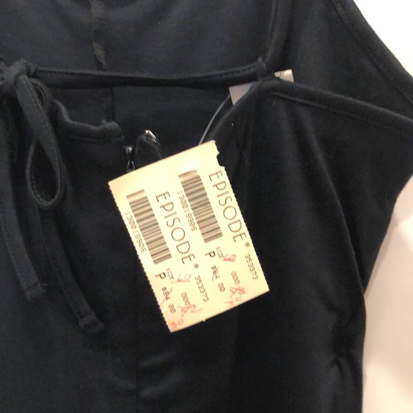 Cotton one piece long dress spaghetti straps that tie in back new not worn tags - Picture 4 of 5
